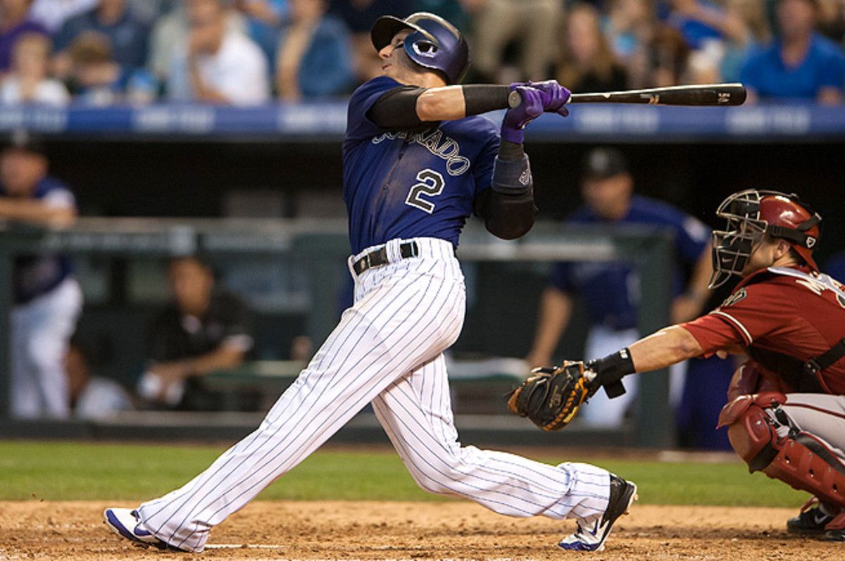 Troy Tulowitzki is on track for his best season yet, hitting .361 with 17 home runs and 42 RBI so far.