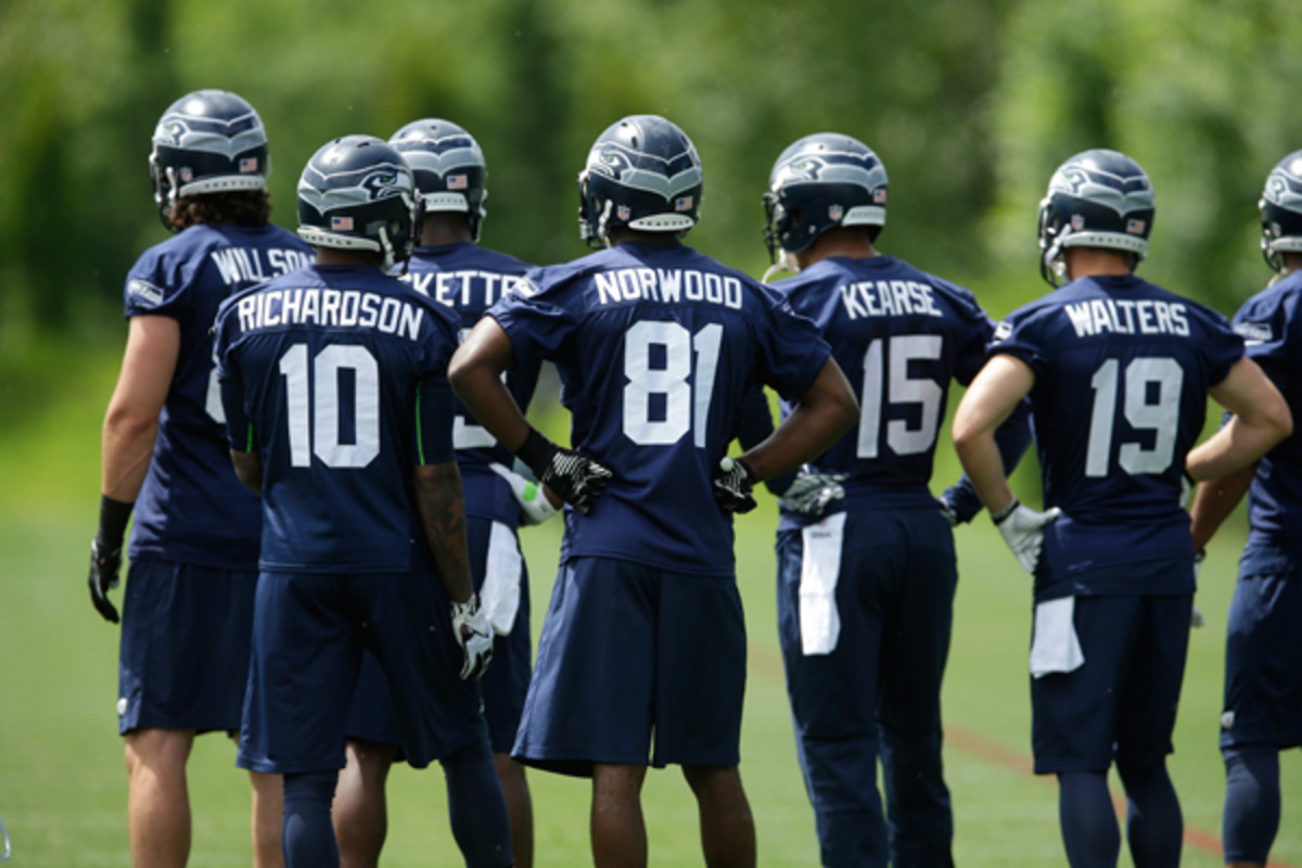 Seattle has quietly built an impressive group of young receivers. (Ted S. Warren/AP)