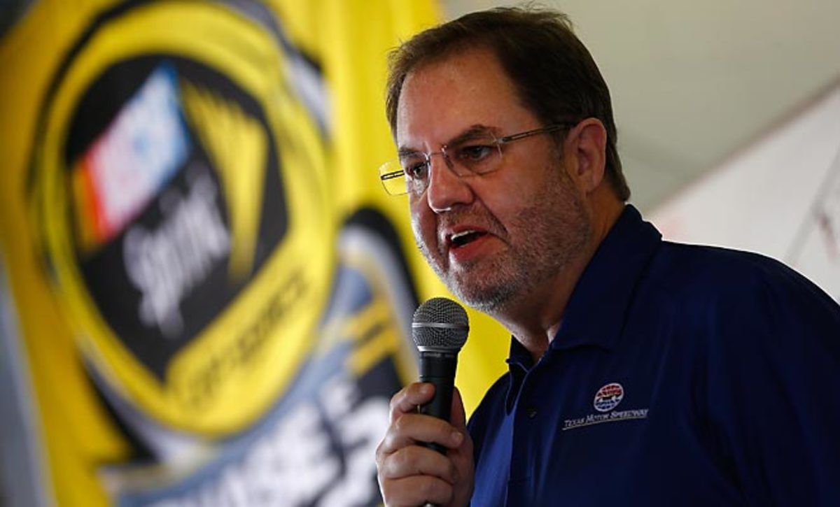 Eddie Gossage was none too pleased at the scheduling of a Formula One event in Austin.