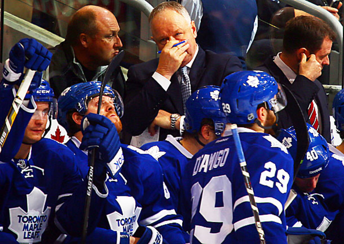 Coach Randy Carlyle and the Toronto Maple Leafs