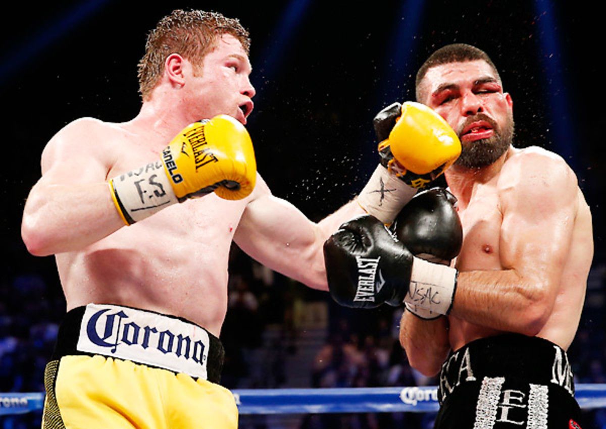 Canelo Alvarez rebounded from a loss to Floyd Mayweather with a 10th-round TKO of Alfredo Angulo.