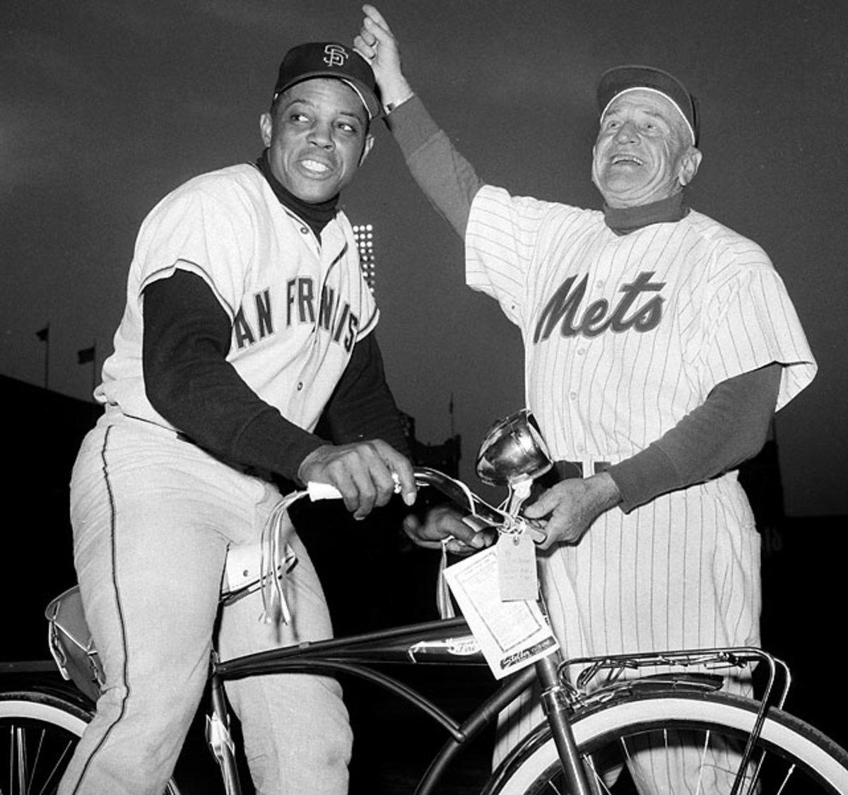 Willie Mays, Casey Stengal