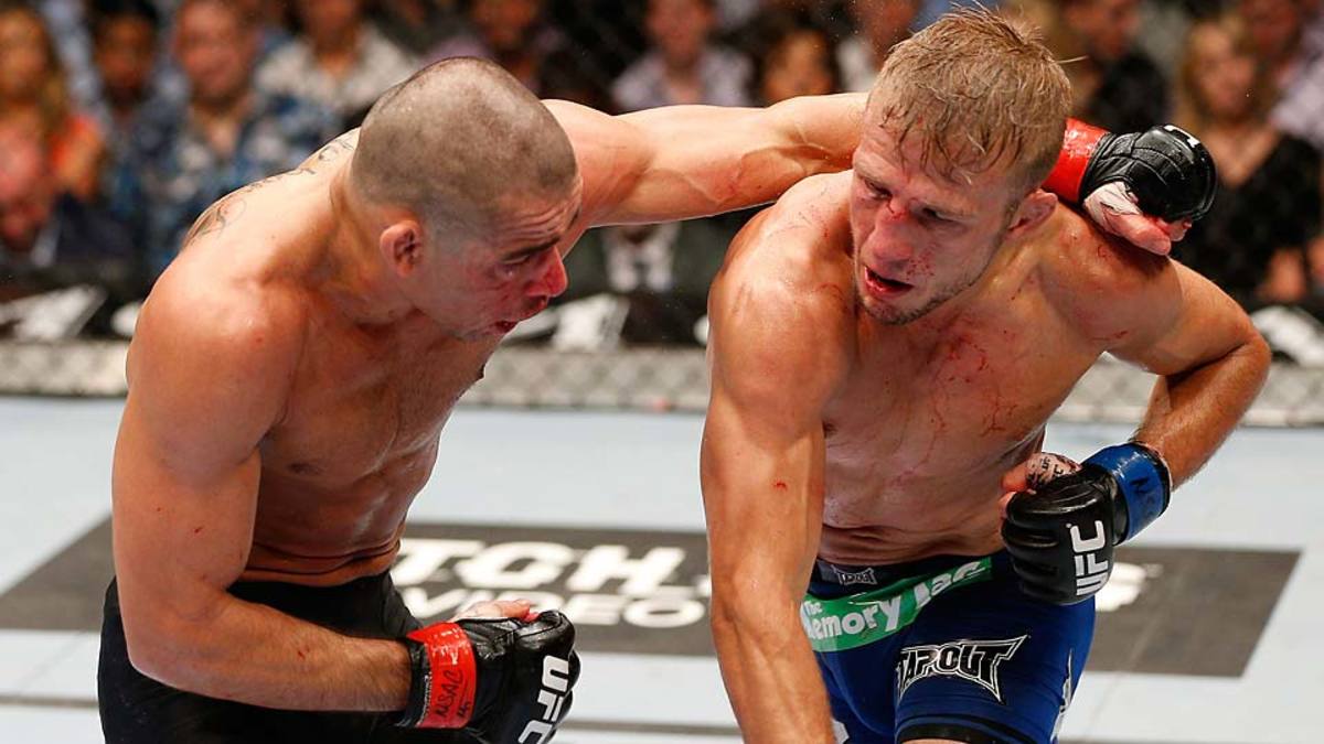 TJ Hillashaw got the better of Renan Barao in their May 2014 matchup in Las Vegas.