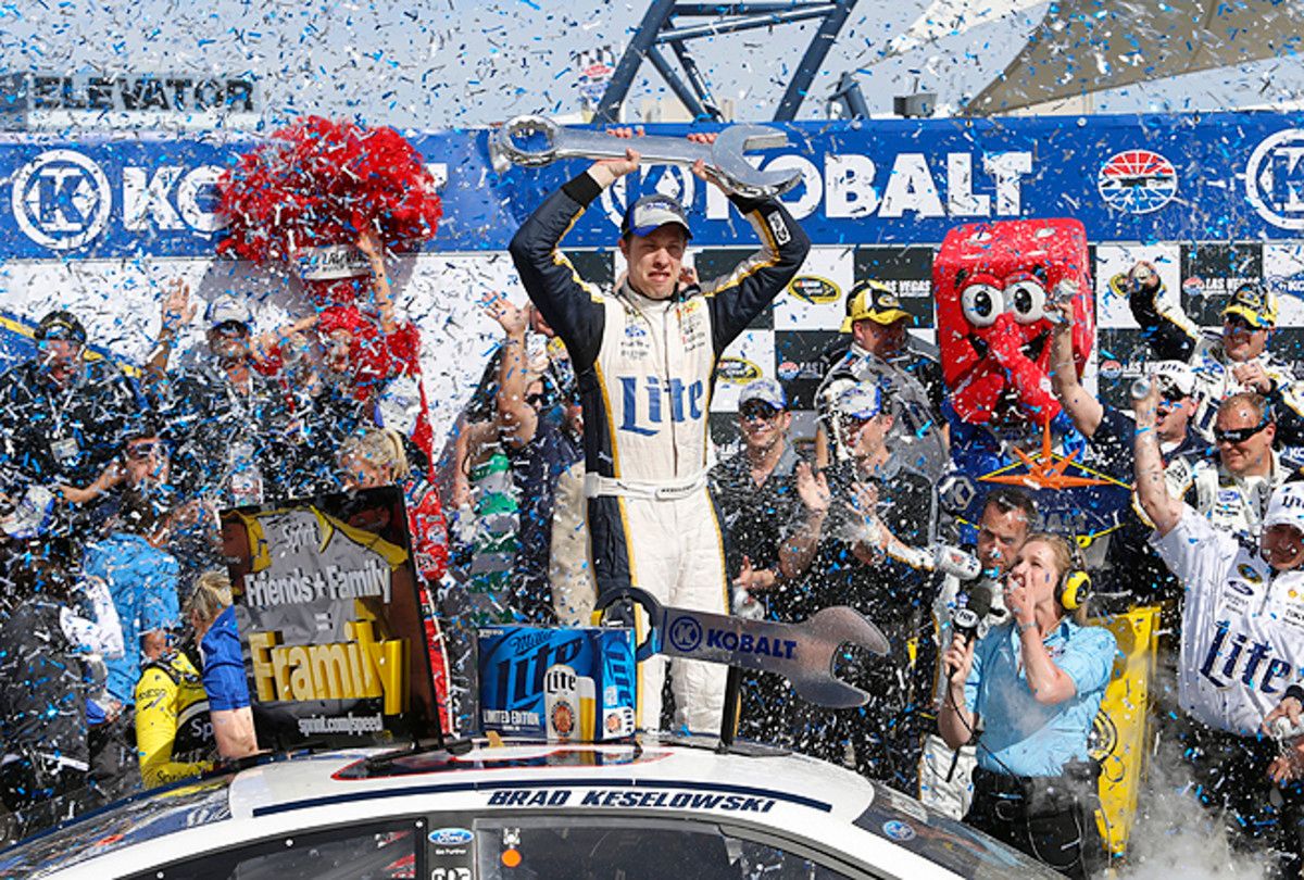 Brad Keselowski, the 2012 Sprint Cup champion, also virtually assured himself of a spot in the Chase this year.