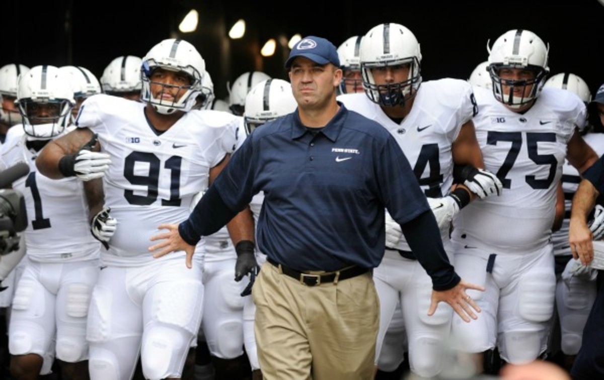 Bill O'Brien and Penn State will have footballs scholarships restored by the NCAA. (Getty Images)