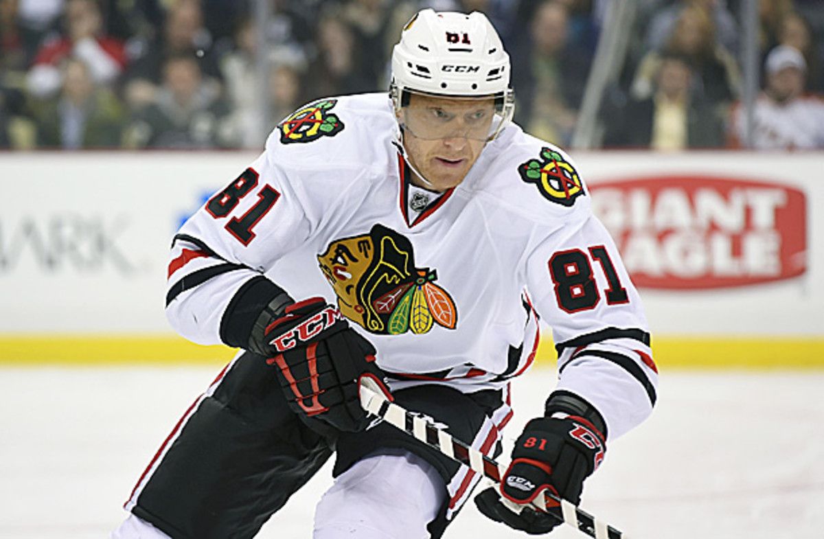 Marian Hossa of the Chicago Blackhawks