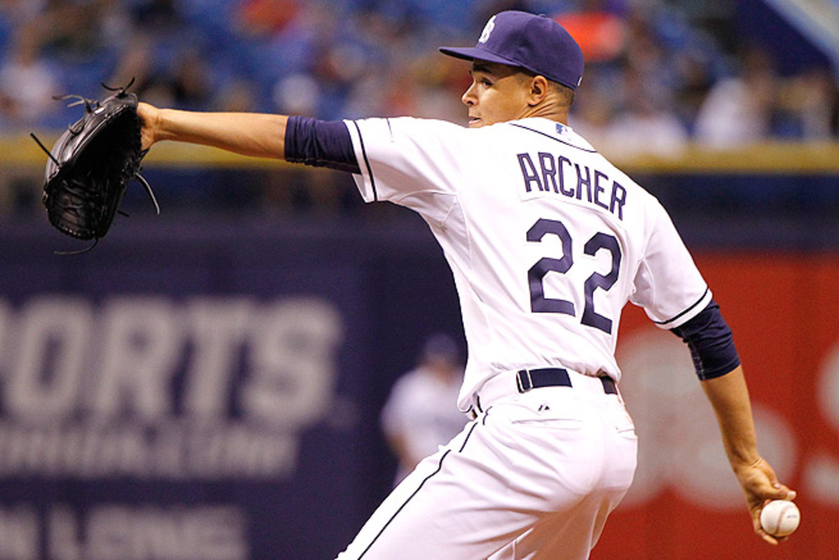 Chris Archer tossed seven strikeouts in six innings during his first start of 2014 against Toronto.