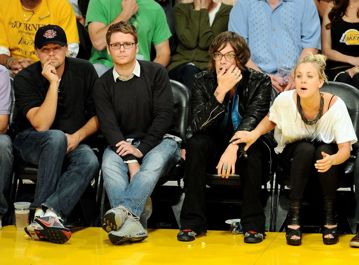 2010-0606-Leonardo-DiCaprio-Kevin-Connolly-Jason-Lowenstein-Kaley-Cuoco-Lakers-game.jpg