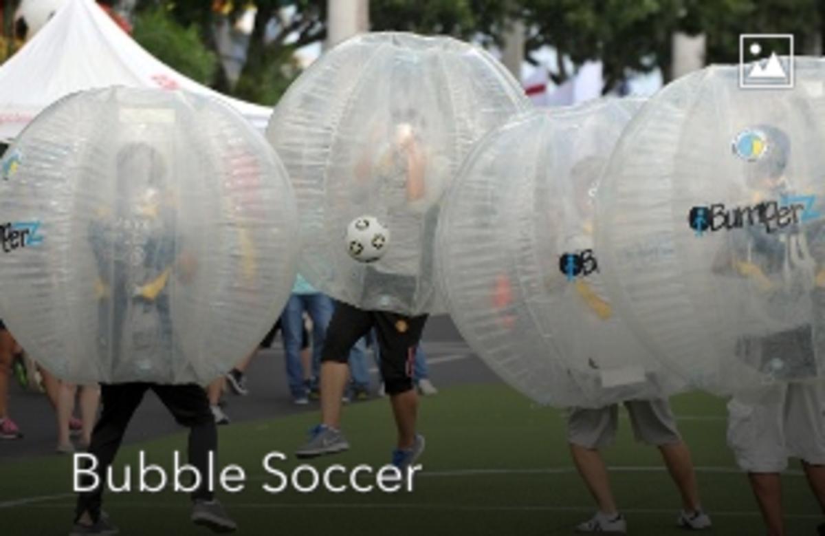 FullContact Bubble Suit Soccer Sports Illustrated