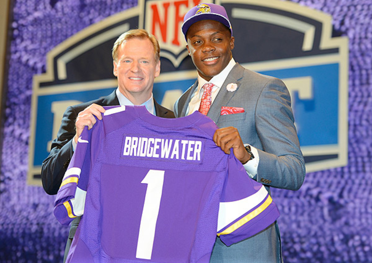 The Vikings traded back into the first round to land QB Teddy Bridgewater.
