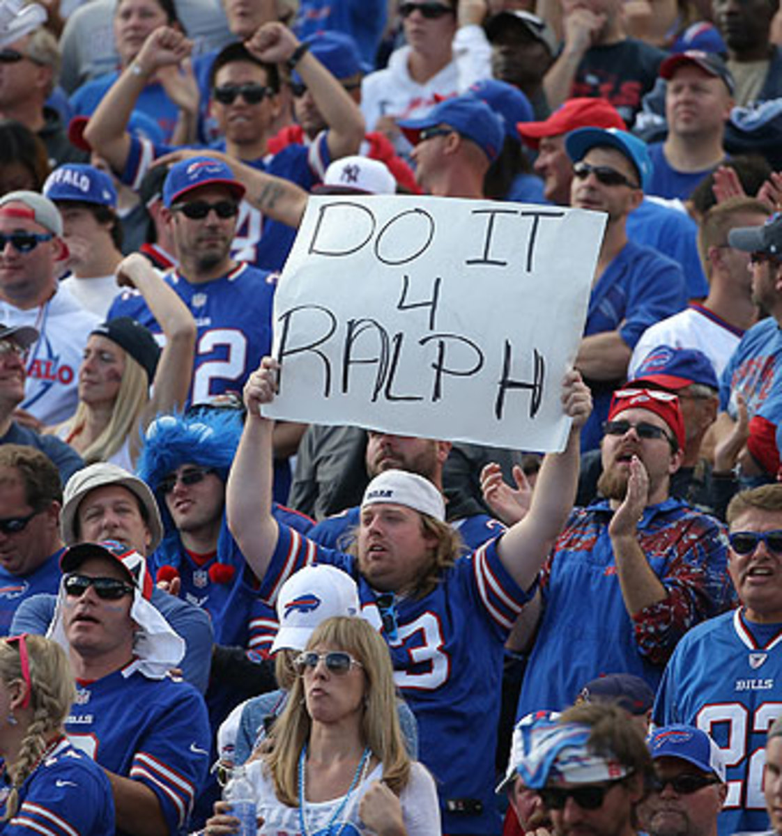 Owner Ralph Wilson was beloved by the fans in Buffalo. (Tom Szczerbowski/Getty Images)