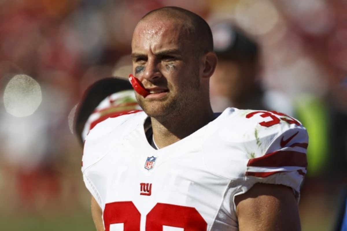 Tyler Sash had 25 tackles and one forced fumble during his short-lived career with the Giants. (Jason O. Watson/Getty Images)