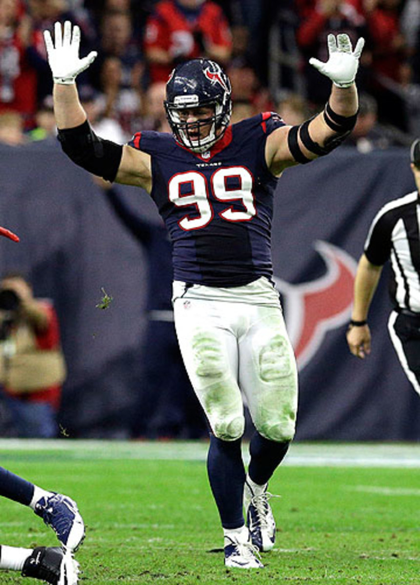 Can the MVP play for a team sitting at home in January? J.J. Watt has made a compelling case. (Patric Schneider/Getty Images)