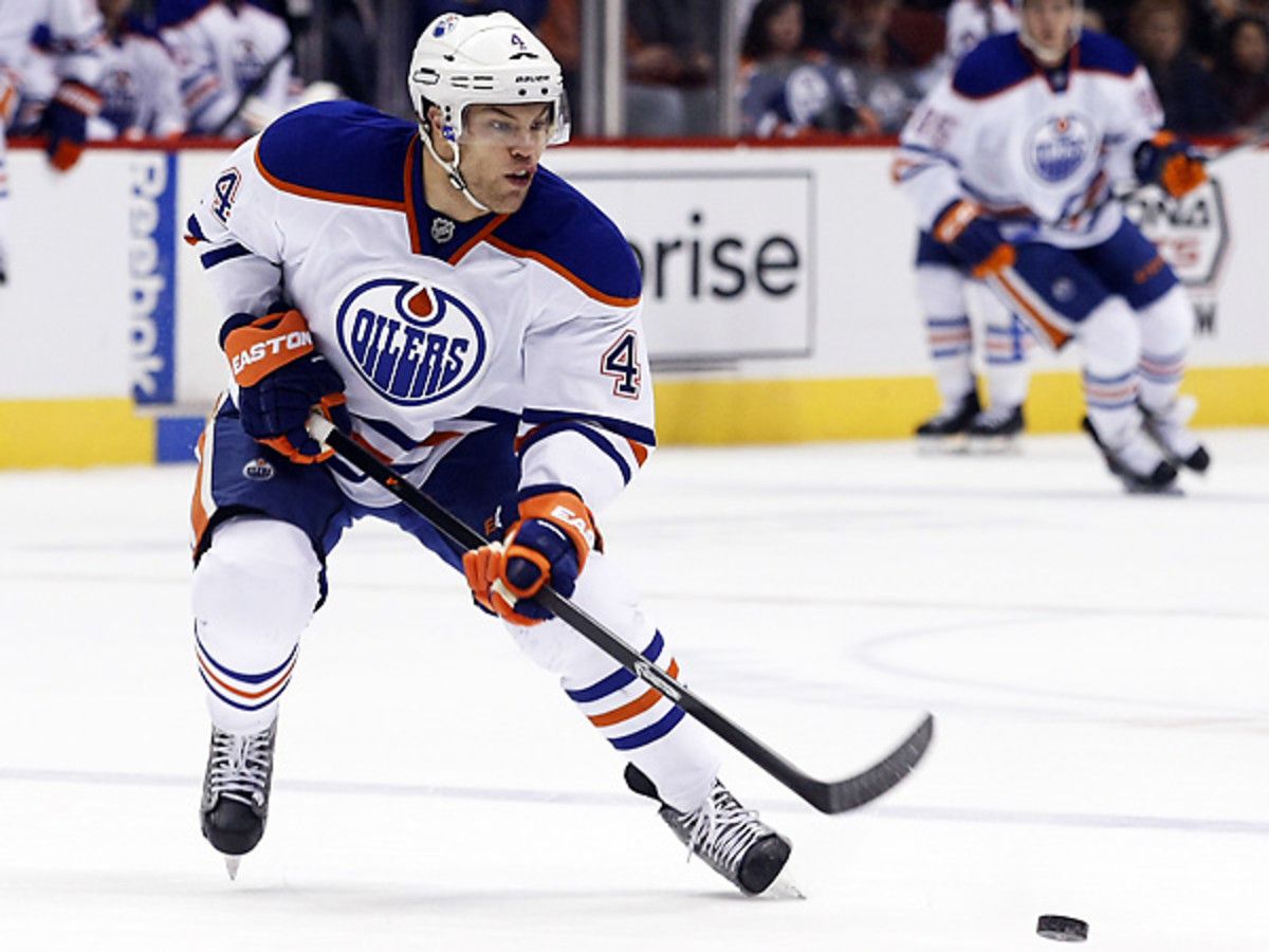 Taylor Hall stands a good chance to make Team Canada, but he is far from a guarantee. (Rick Scuteri/AP)