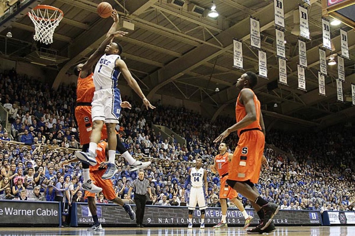 Jabari Parker led both teams with 19 points ant 10 rebounds in Duke's thrilling win over Syracuse. 
