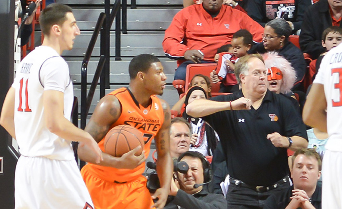 Marcus Smart knows that his biggest test in draft preparation will be in interviews, especially when he's asked about the incident with Jeff Orr (right).