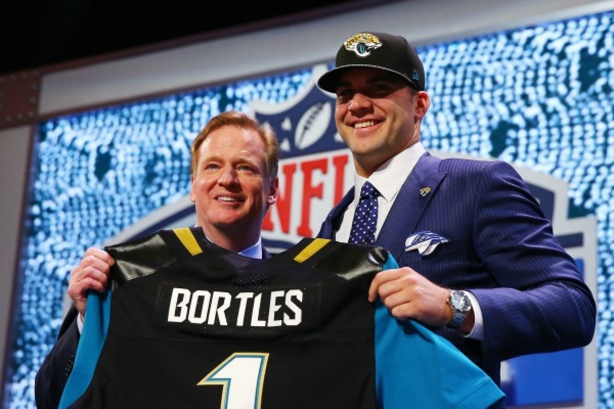 The Jaguars drafted quarterback Blake Bortles with the third overall pick. (Elsa/Getty Images)