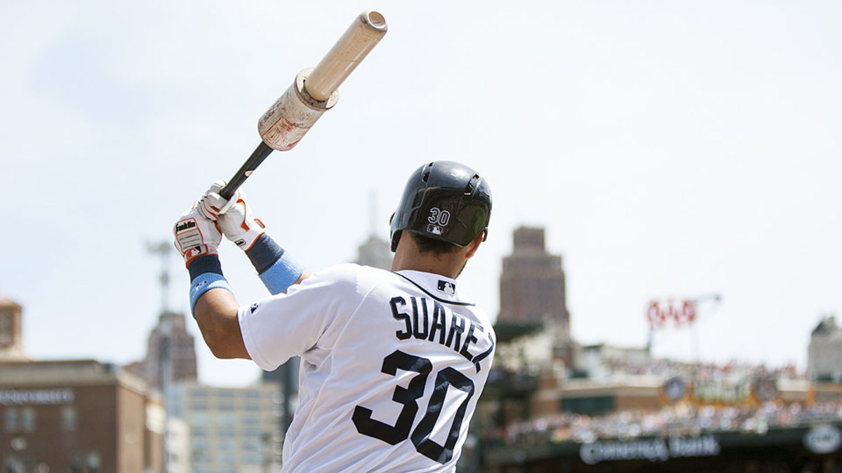 Through 11 games this season, Eugenio Suarez is hitting .333 with three home runs and six RBI.