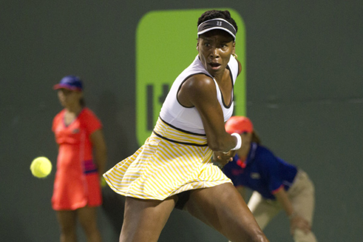 Venus Williams is the only American to make it to the third round at the Family Circle Cup. (J Pat Carter/AP)