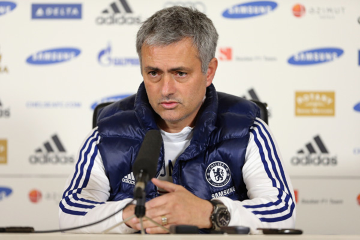 Chelsea manager Jose Mourinho has his team on top of the Premier League. (Ian Walton/Getty Images)