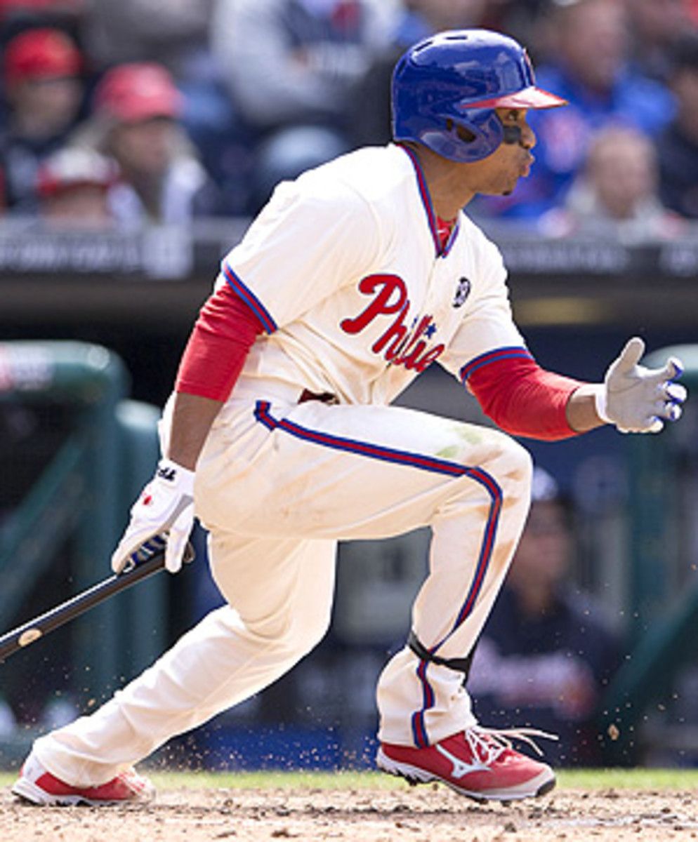 Ben Revere stole three bases in three games against the Diamondbacks last weekend.
