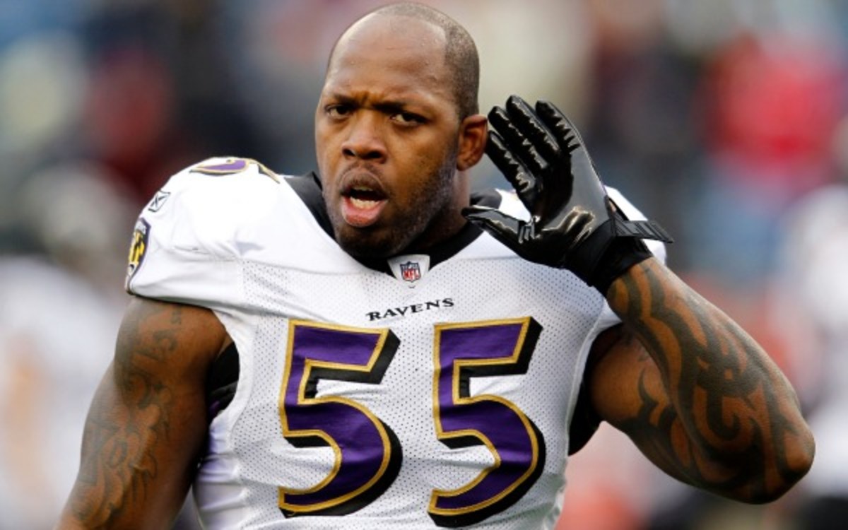 Terrell Suggs said he'd get his Super Bowl ring back from Vladamir Putin. (Photo by Rob Carr/Getty Images)