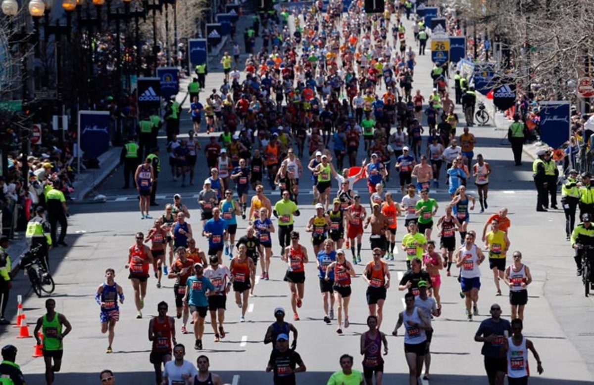 Greg Bishop: At the Boston Marathon finish line, a city heals by moving ...