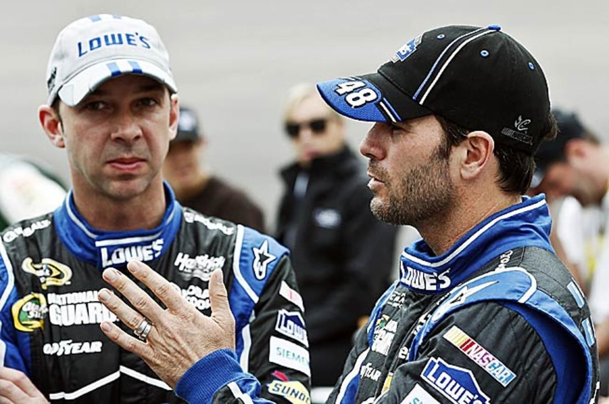 Crew chief Chad Knaus and driver Jimmie Johnson are no strangers to technical infraction penalties.