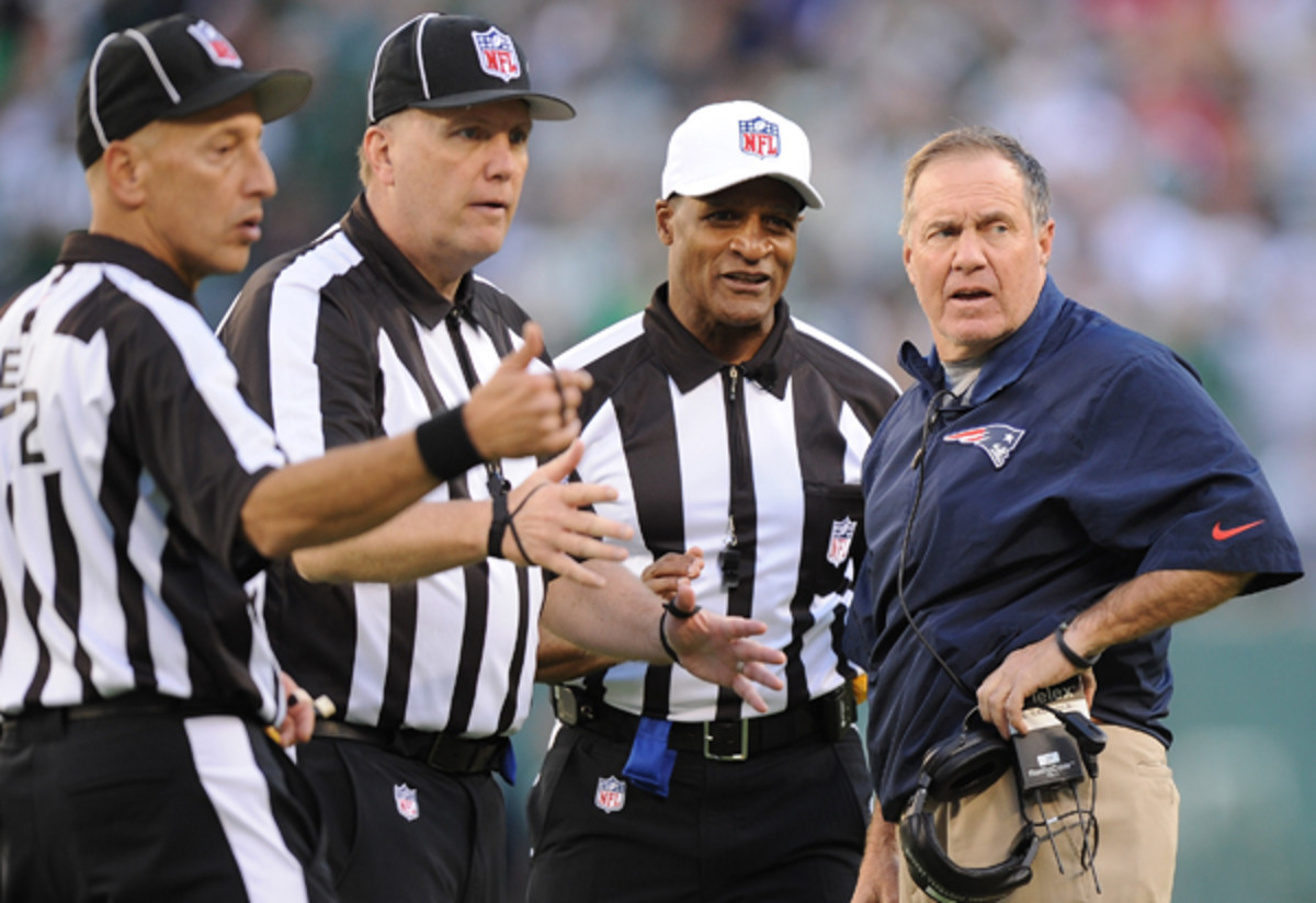 Bill Belichick was unhappy with the refs, but he had nobody to blame but himself against the Jets.