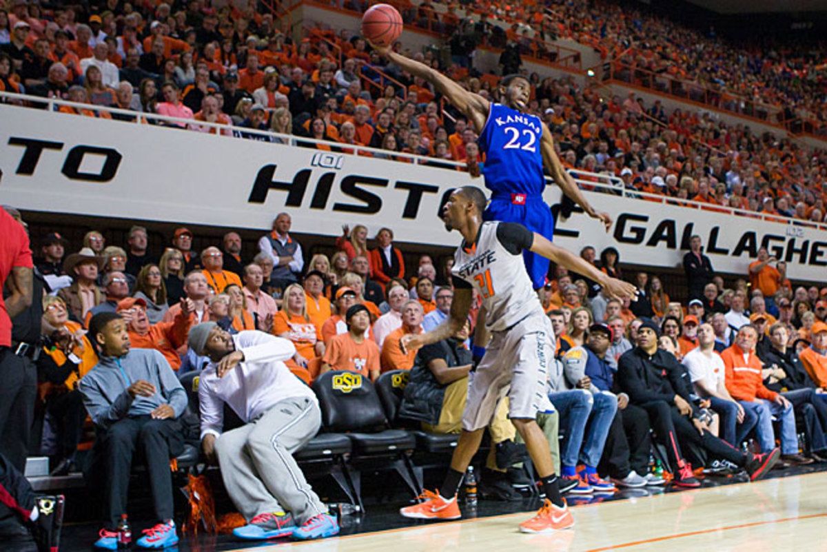 Andrew Wiggins couldn't save Kansas from a loss on Saturday, but the Jayhawks are still a leading candidate for a No. 1 seed.