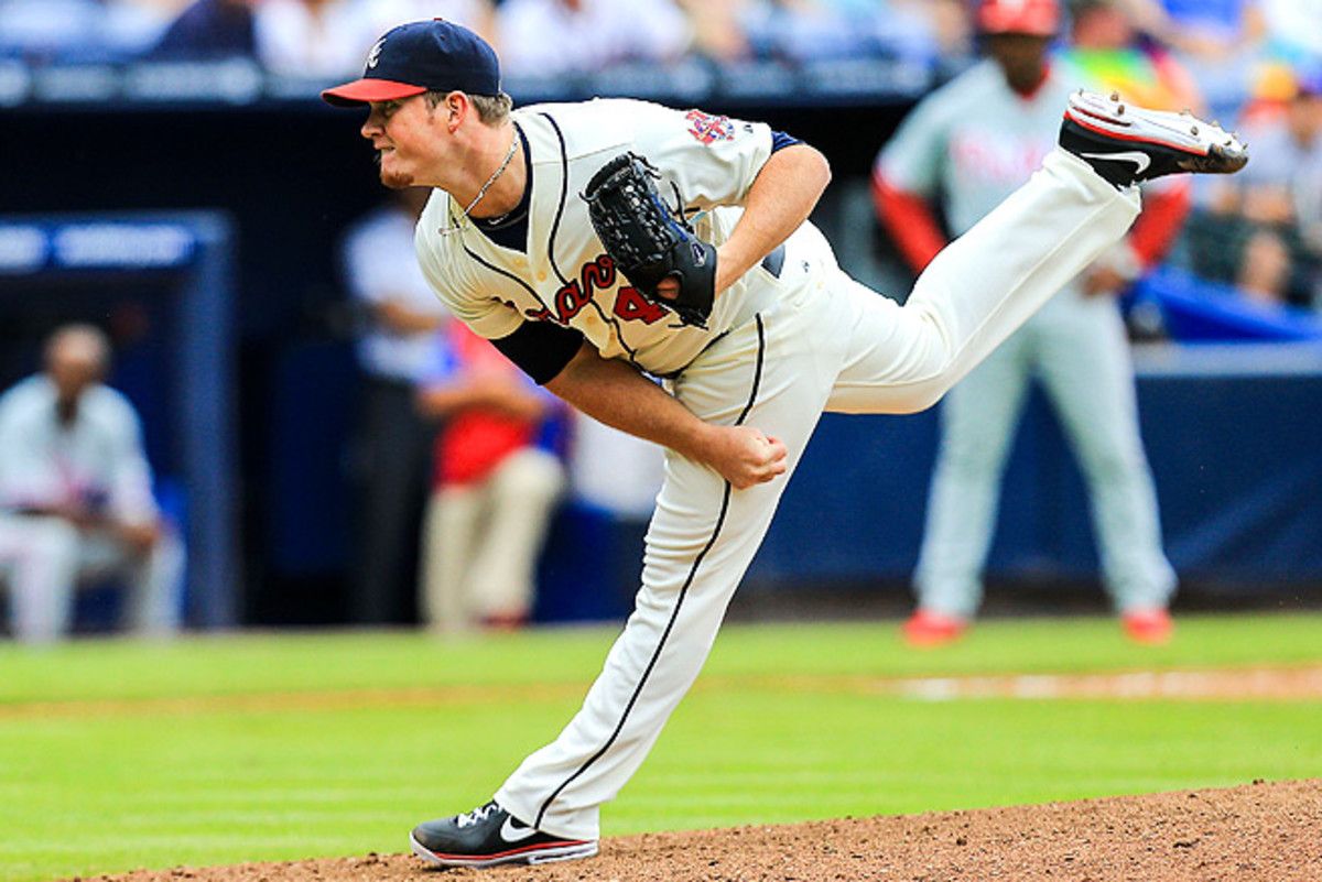 Craig Kimbrel recorded 50 saves with a 1.21 ERA and 98 strikeouts for the Braves last season.