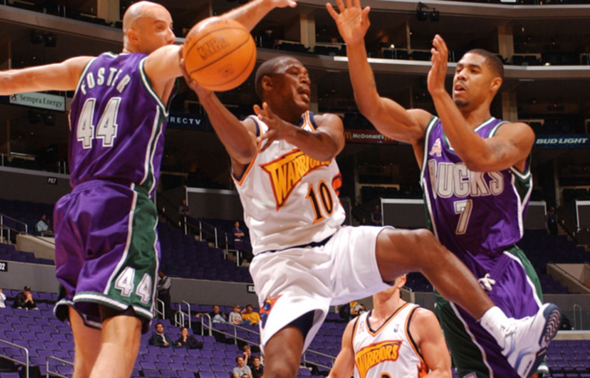 Mookie Blaylock chose playing golf over team practice, a move that epitomized the Warriors' season.