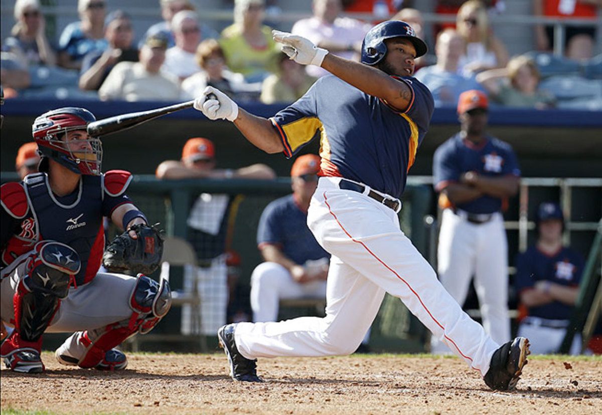 Singleton (right) projects to join George Springer in the middle of the Astros' order for years to come.