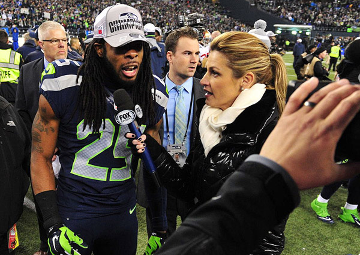 Richard Sherman's interview with Erin Andrew following the NFC title game stole headlines early this week.