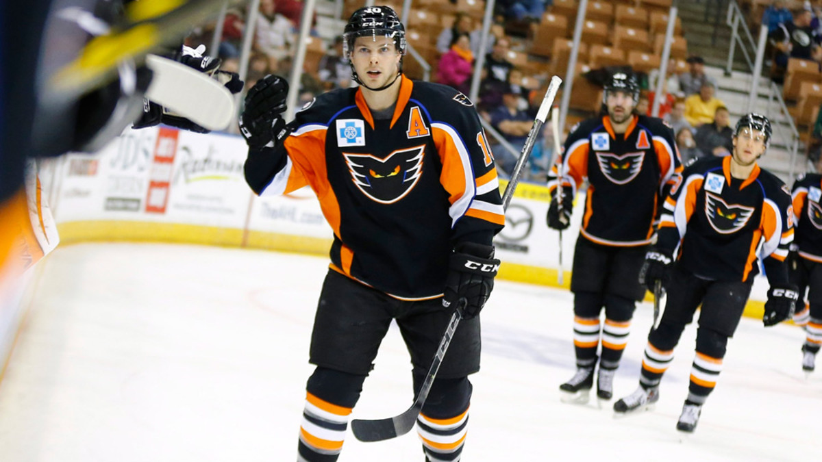 The Lehigh Valley Phantoms scored three times in the opening minute against the Binghamton ...