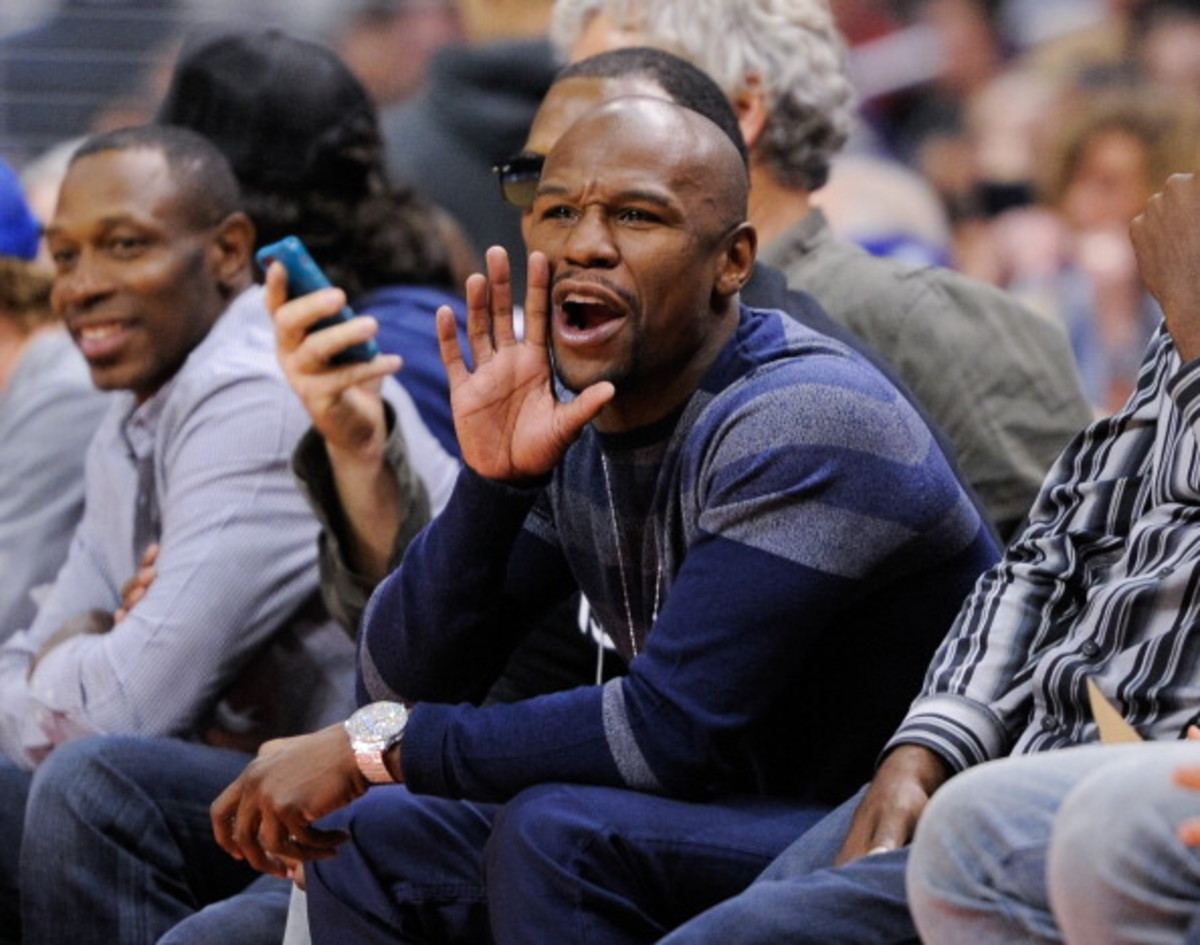 Celebrities At The Los Angeles Clippers Game