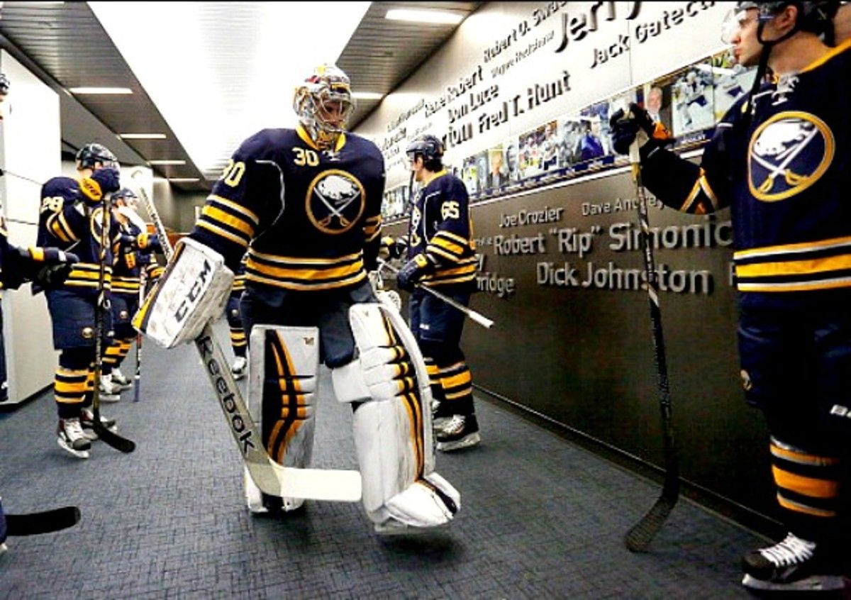 Ryan Miler of the Buffalo Sabres