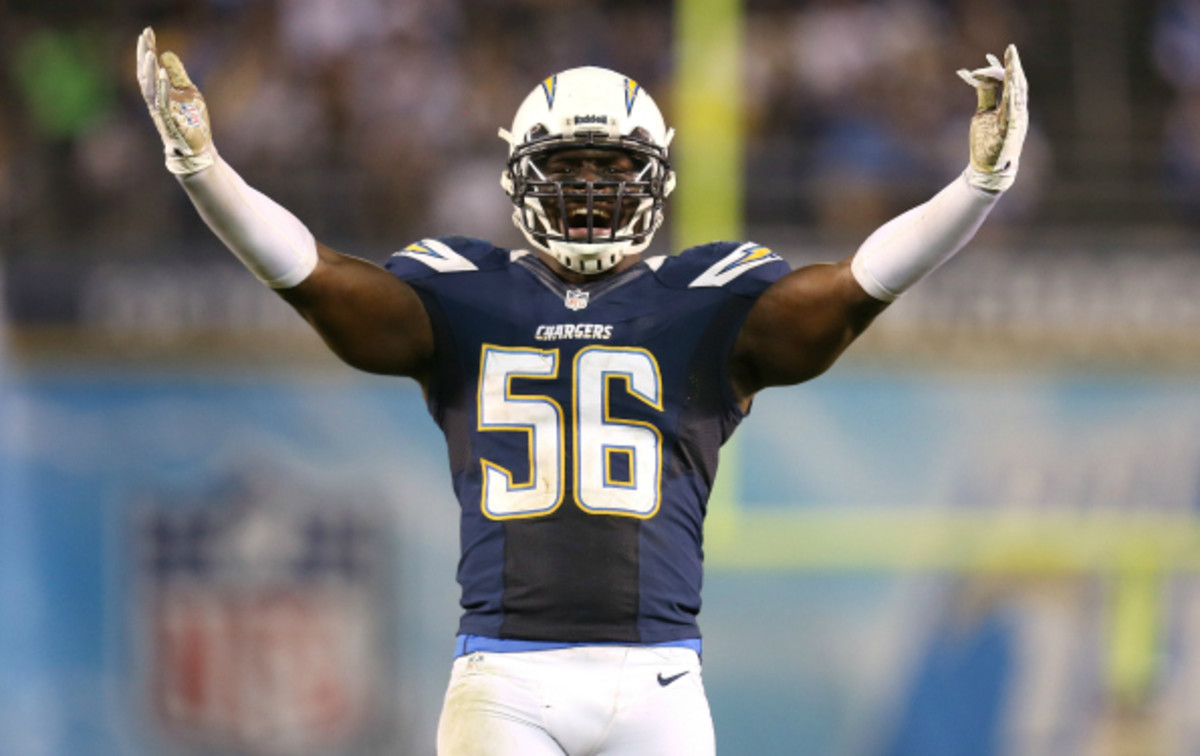 Donald Butler was set to become a free agent this off-season before resigning with the Chargers. (Stephen Dunn/Getty Images)