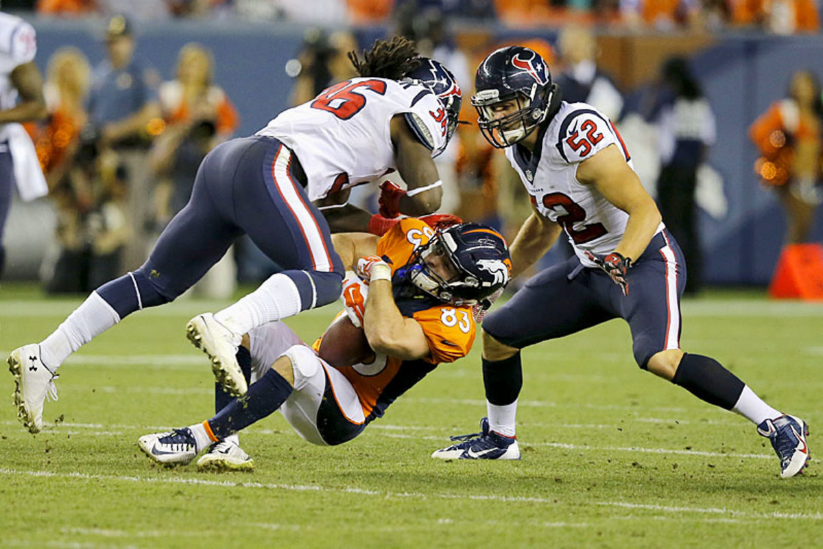 Wes Welker has suffered three concussions within the past 10 months. (Jack Dempsey/AP)