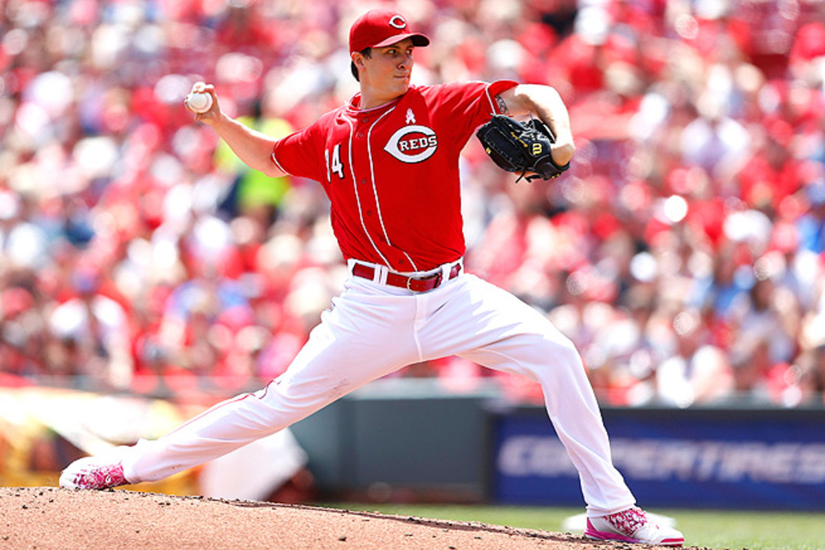 Homer Bailey lowered his inflated ERA to 4.72 after a strong outing against the Rockies on May 11.