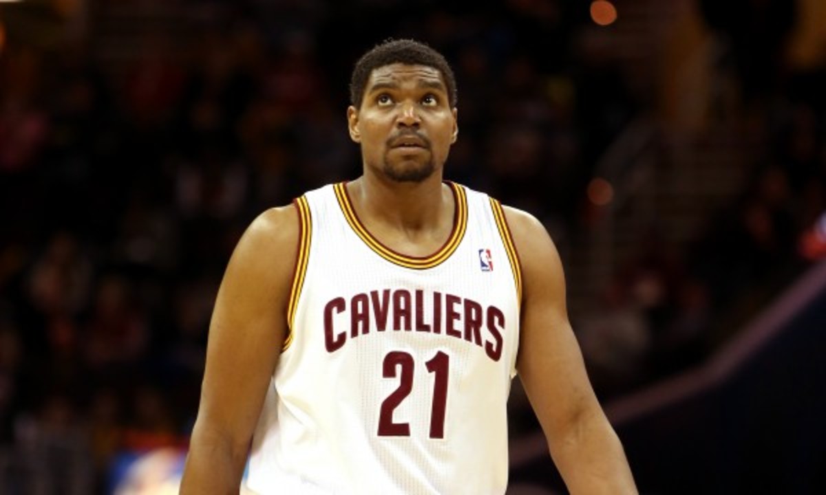 Andrew Bynum played just two games for the Pacers this season. (Mike Lawrie/Getty Images)