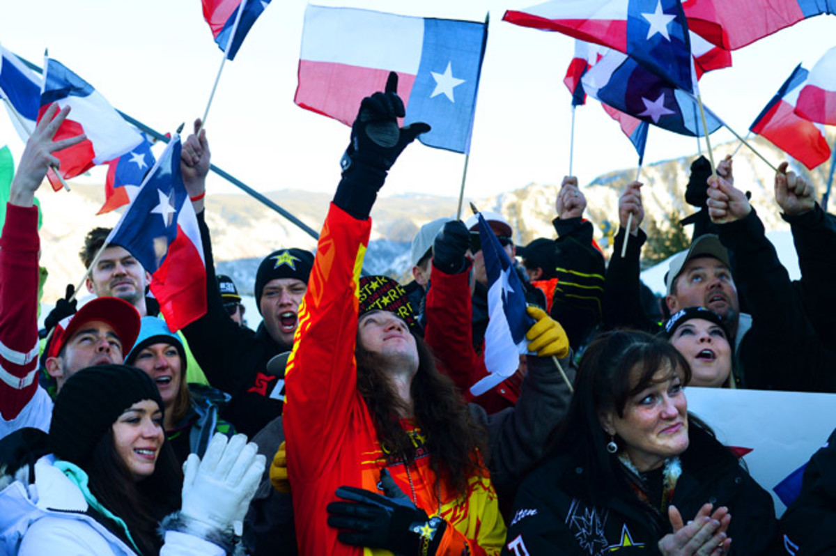 Colten Moore honored his brother Caleb, who died after a crash during the freestyle competition in last year's Winter X Games. 
