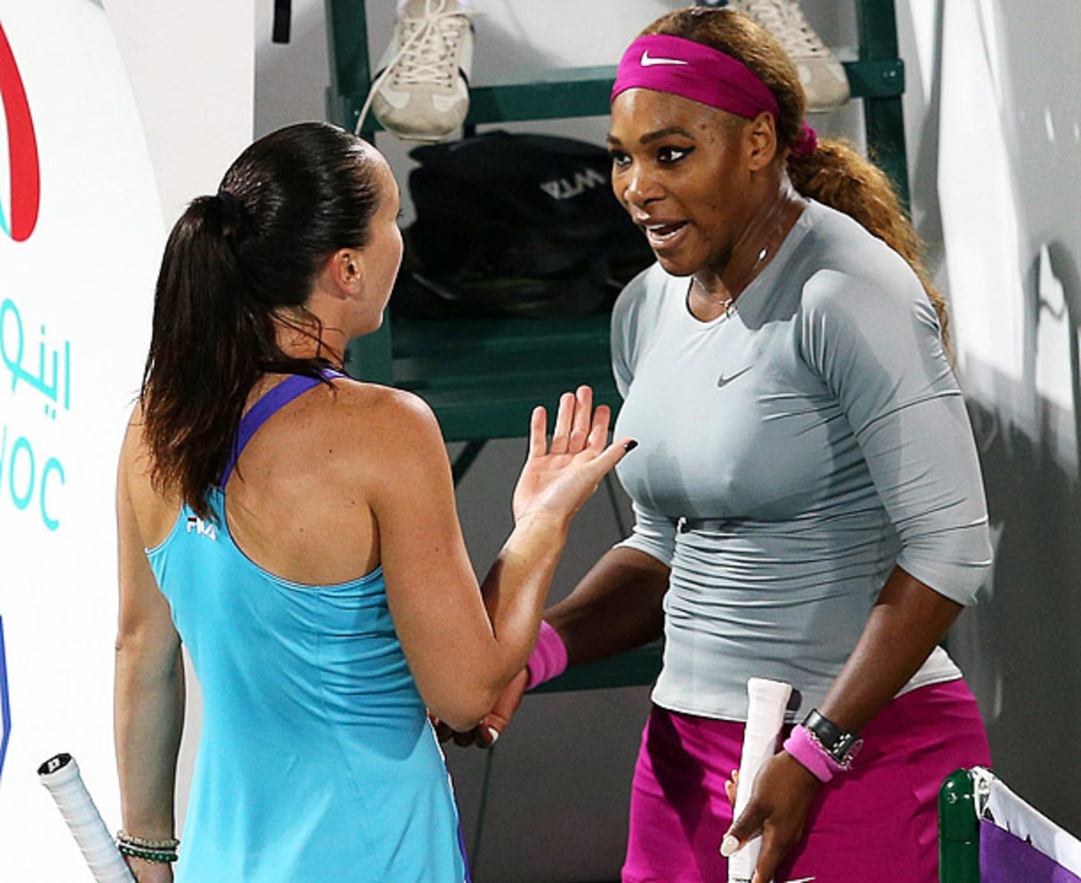 Jelena Jankovic and Serena Williams