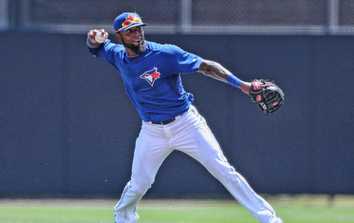 Jose Reyes injured his hamstring in the first inning of the season's first game. (Leon Halip/Getty Images)