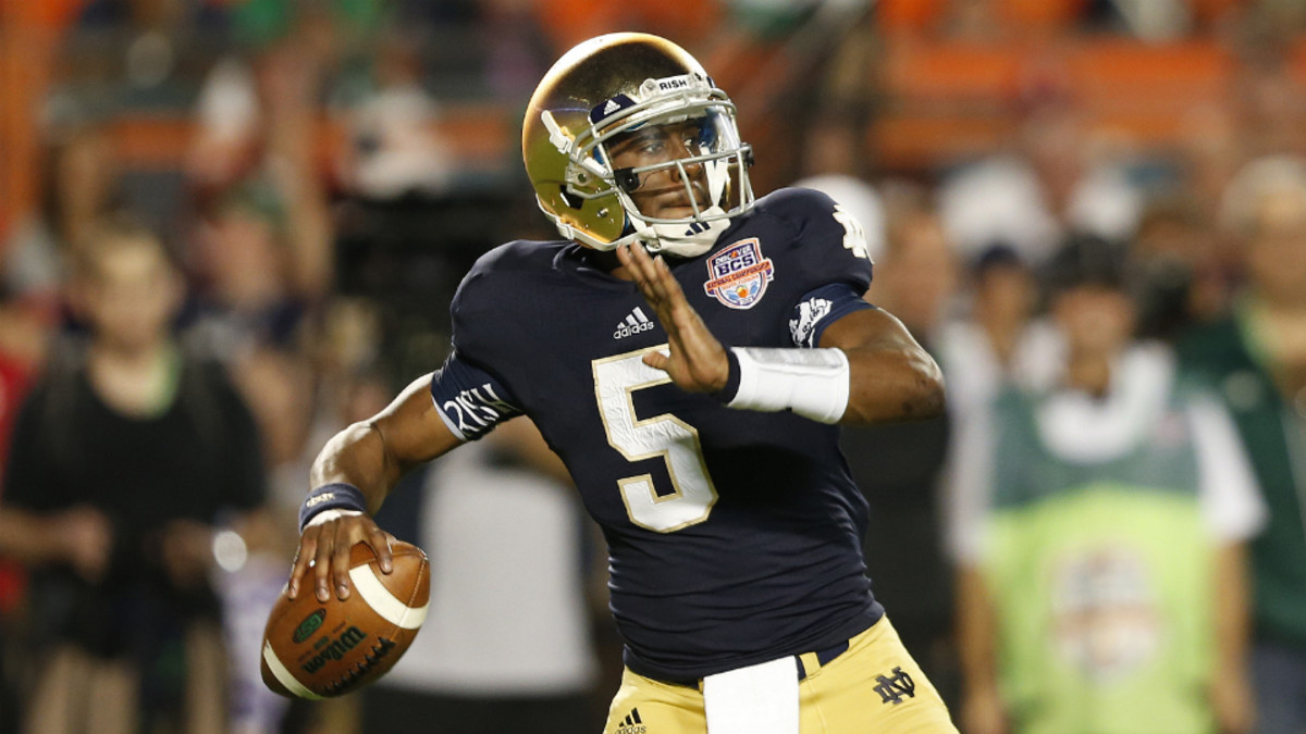 Quarterback Everett Golson will start Notre Dame's season opener