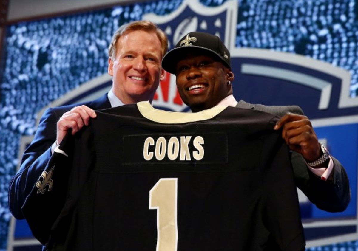 Brandin Cooks was a consensus All-American and First Team All-Pac 12 at Oregon State. (Elsa/Getty Images)