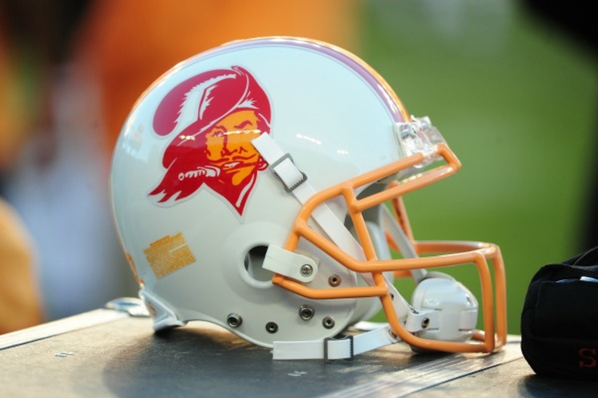 The Buccaneers moved on from their original orange creamsicle scheme in 1997. (Getty Images)