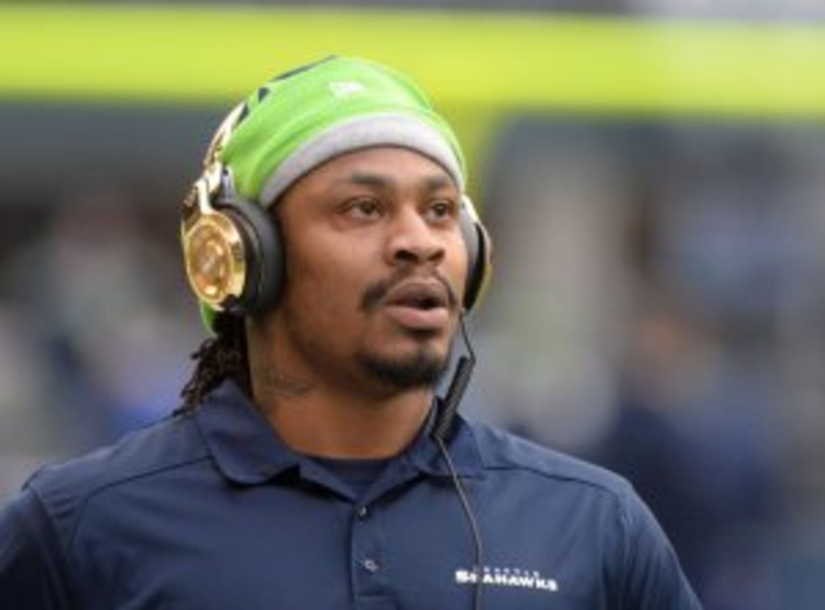 Marshawn Lynch had reportedly been considering retirement as recently as last week. (Tacoma News Tribune/Getty Images)