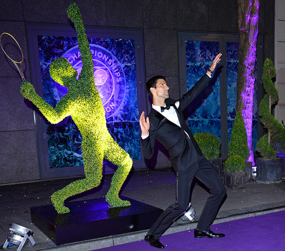 Djokovic can play tennis in any kind of attire.