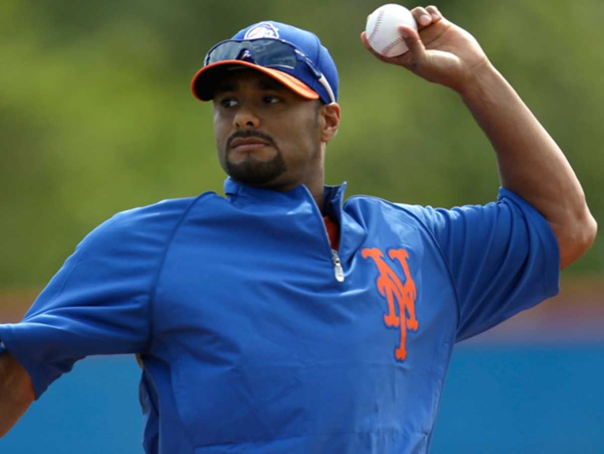 Last seen with the Mets, Johan Santana missed all of 2013 with a shoulder injury. (Julio Cortez/AP)